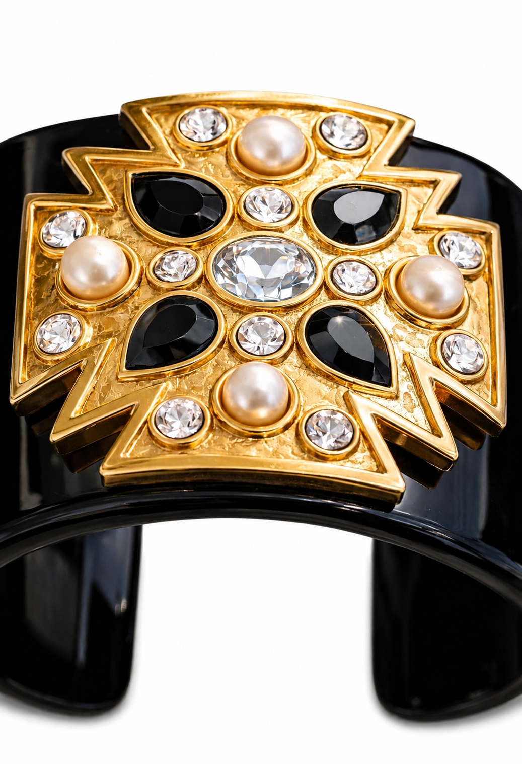 Palazzo Cuff Black