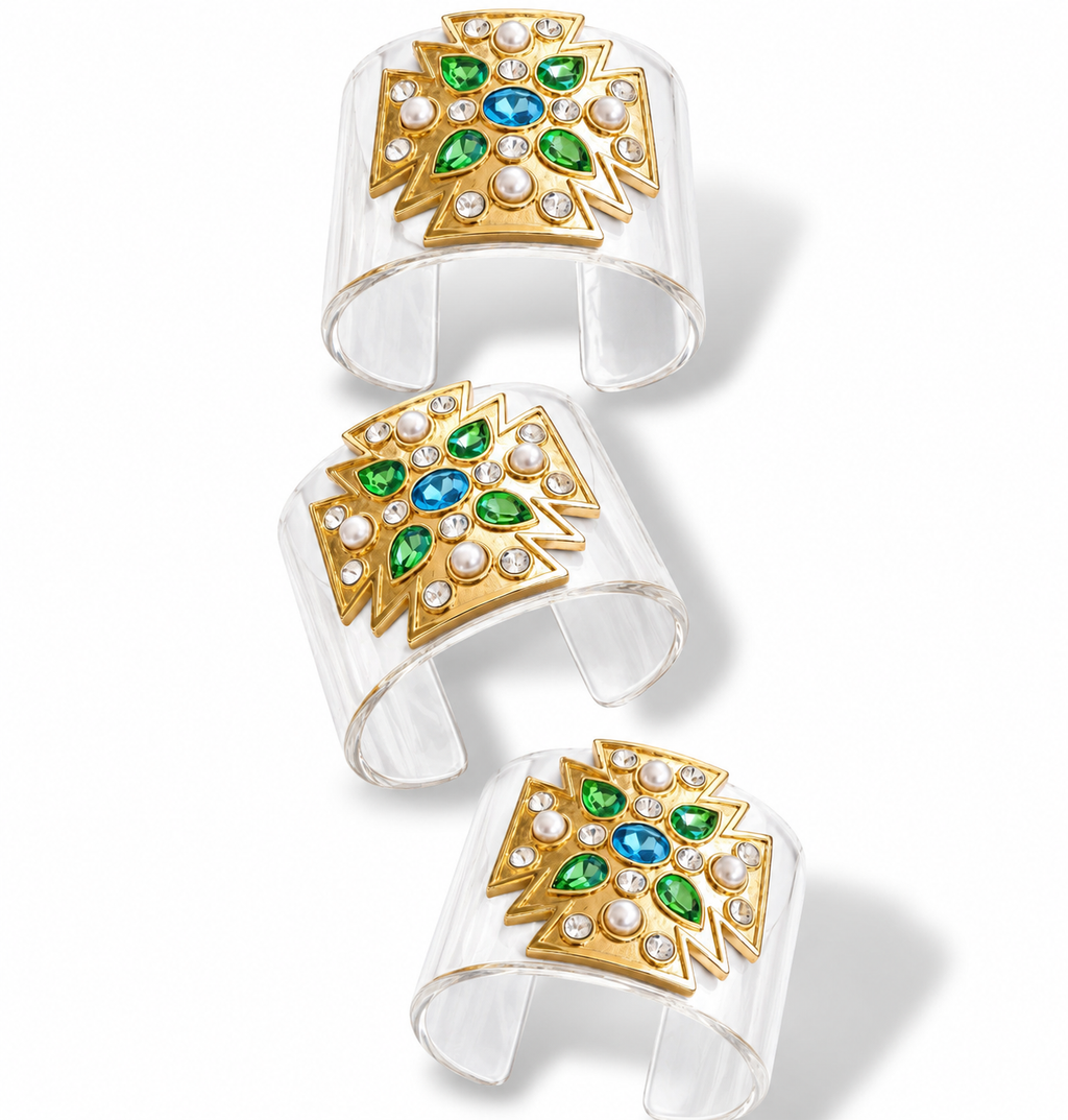 Palazzo Cuff Clear