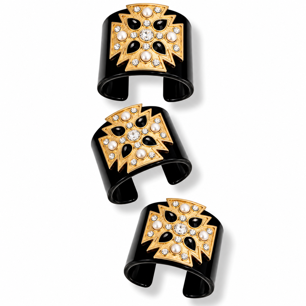 Palazzo Cuff Black